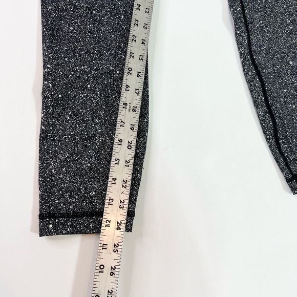 Lululemon Align Leggings Women's 8 Luminesce Splatter Ice Gray Black Pull-On - Picture 3 of 10
